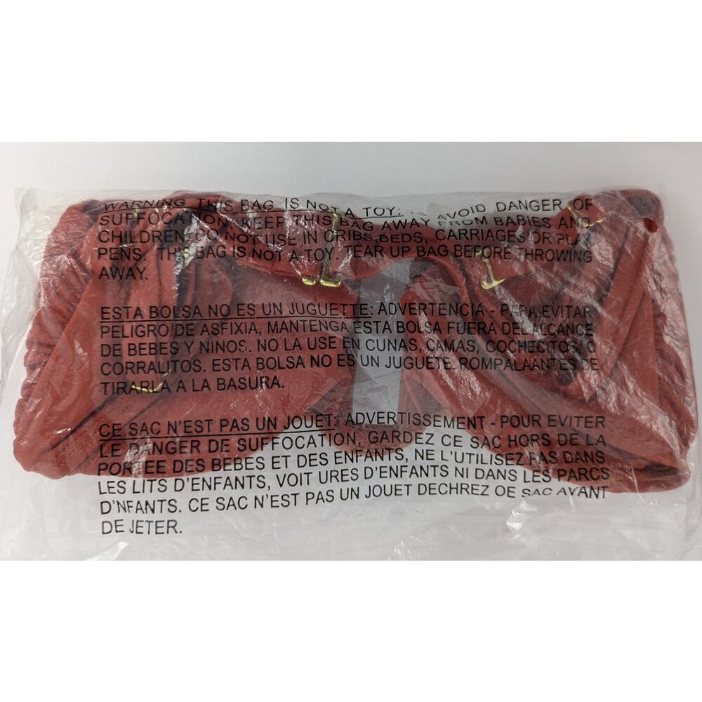 Andie Red Bikini Top Adjustable Straps Cartagena Bandeau Size Small - Picture 5 of 7